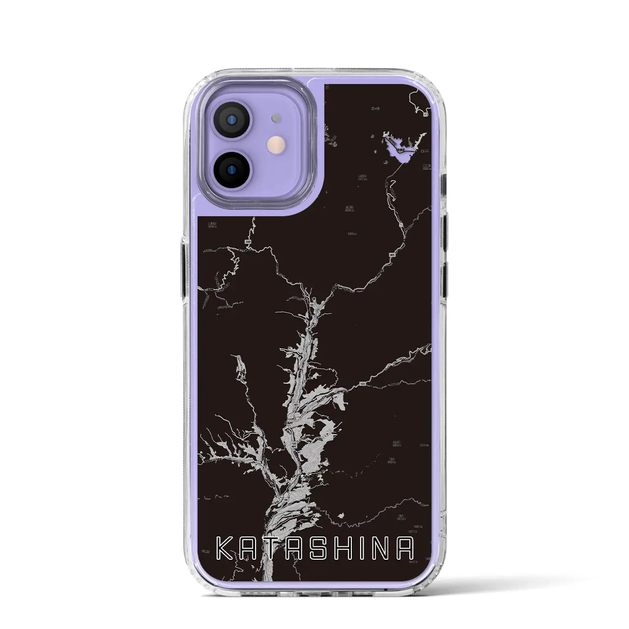 【片品(群馬県)】地図柄iPhoneケース(MagSafeタイプ)