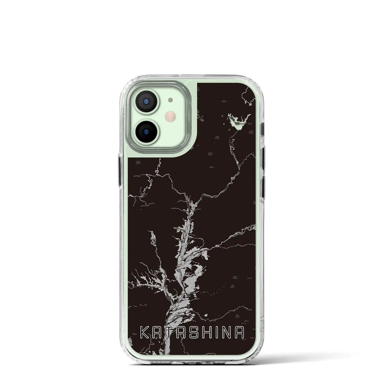 【片品(群馬県)】地図柄iPhoneケース(MagSafeタイプ)