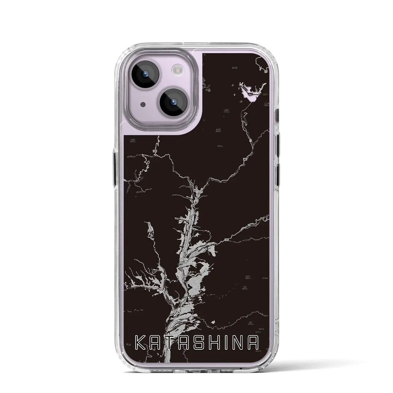 【片品(群馬県)】地図柄iPhoneケース(MagSafeタイプ)