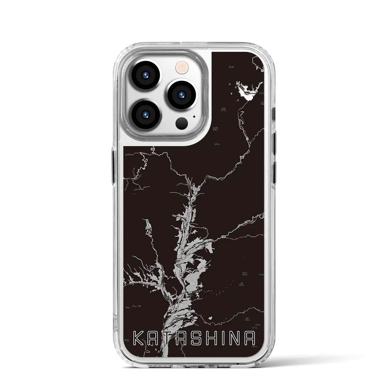 【片品(群馬県)】地図柄iPhoneケース(MagSafeタイプ)