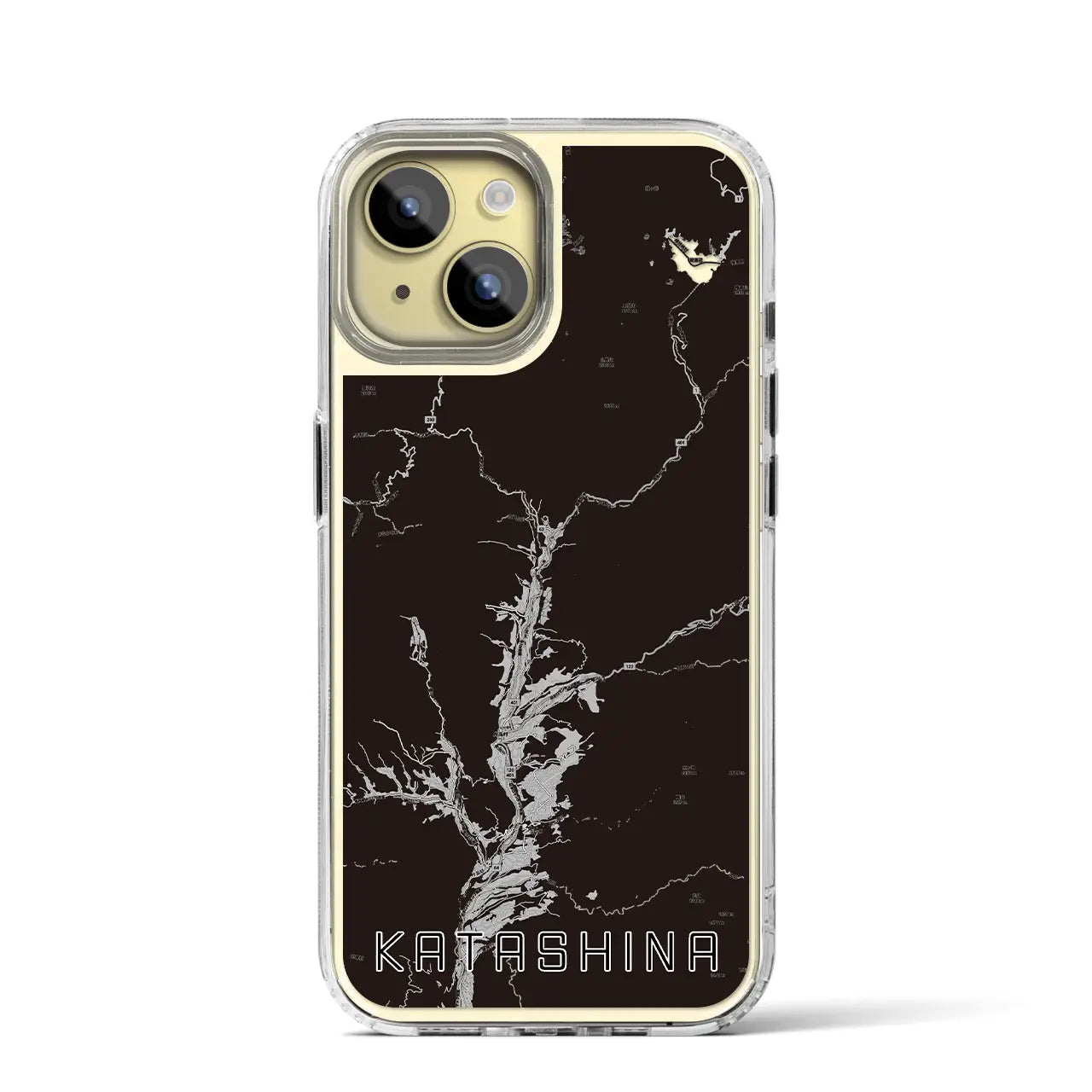 【片品(群馬県)】地図柄iPhoneケース(MagSafeタイプ)