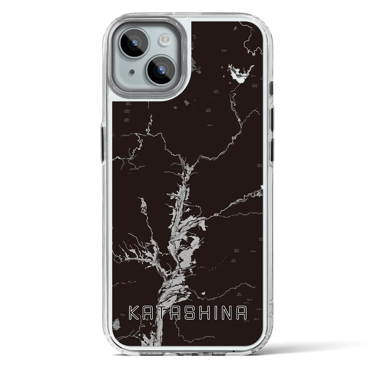 【片品(群馬県)】地図柄iPhoneケース(MagSafeタイプ)