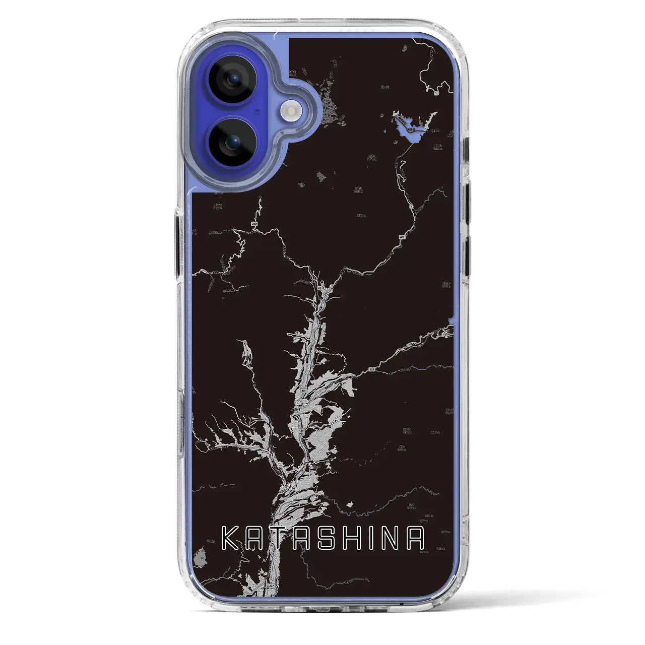 【片品(群馬県)】地図柄iPhoneケース(MagSafeタイプ)