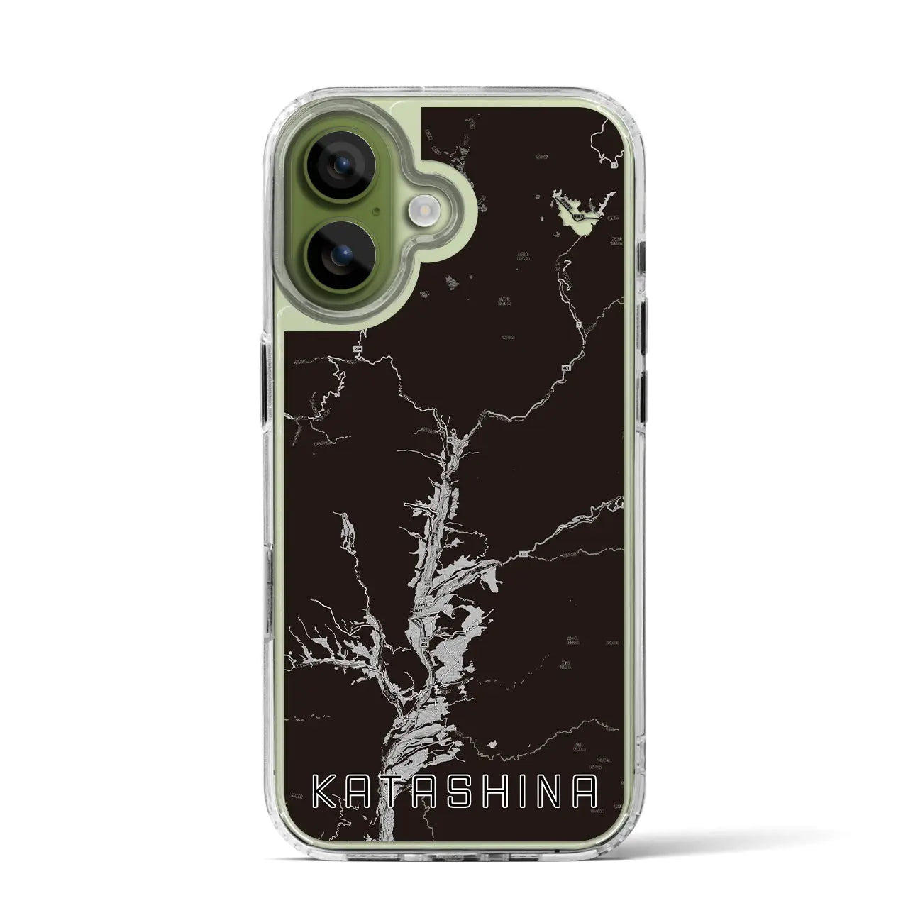 【片品(群馬県)】地図柄iPhoneケース(MagSafeタイプ)