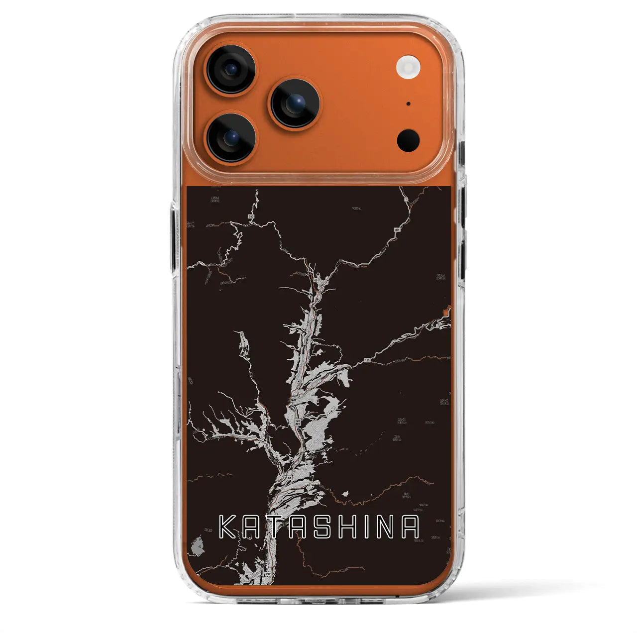 【片品(群馬県)】地図柄iPhoneケース(MagSafeタイプ)