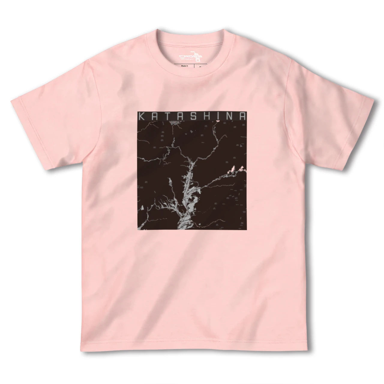 【片品(群馬県)】地図柄ヘビーウェイトTシャツ