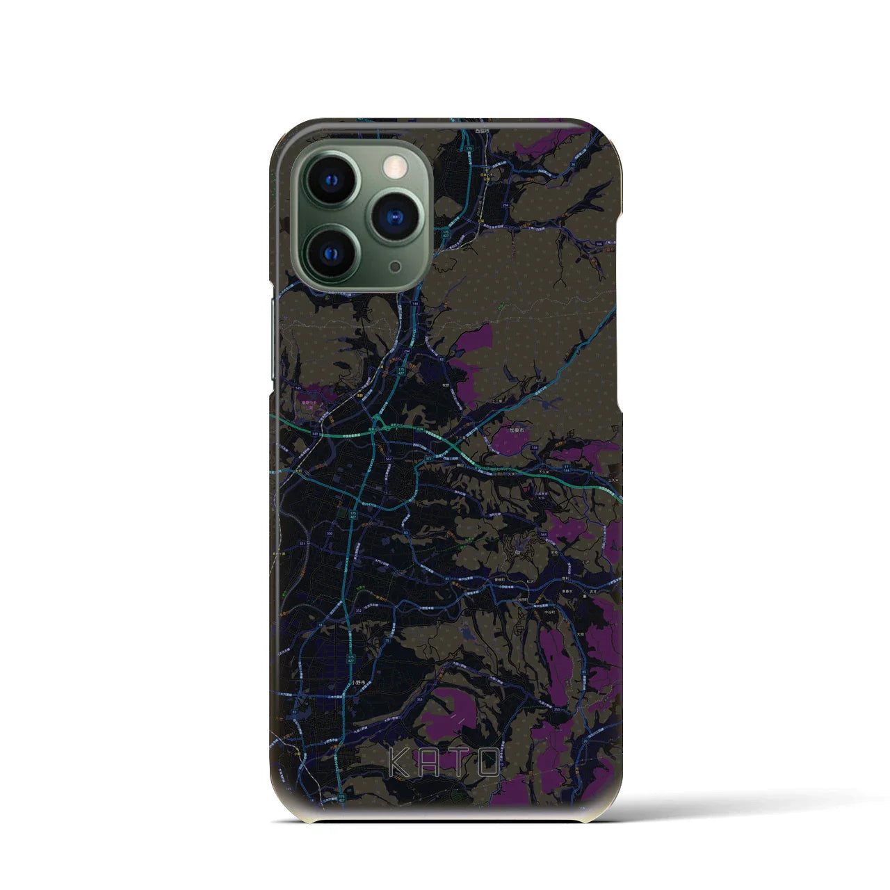【加東(兵庫県)】地図柄iPhoneケース(バックカバータイプ)
