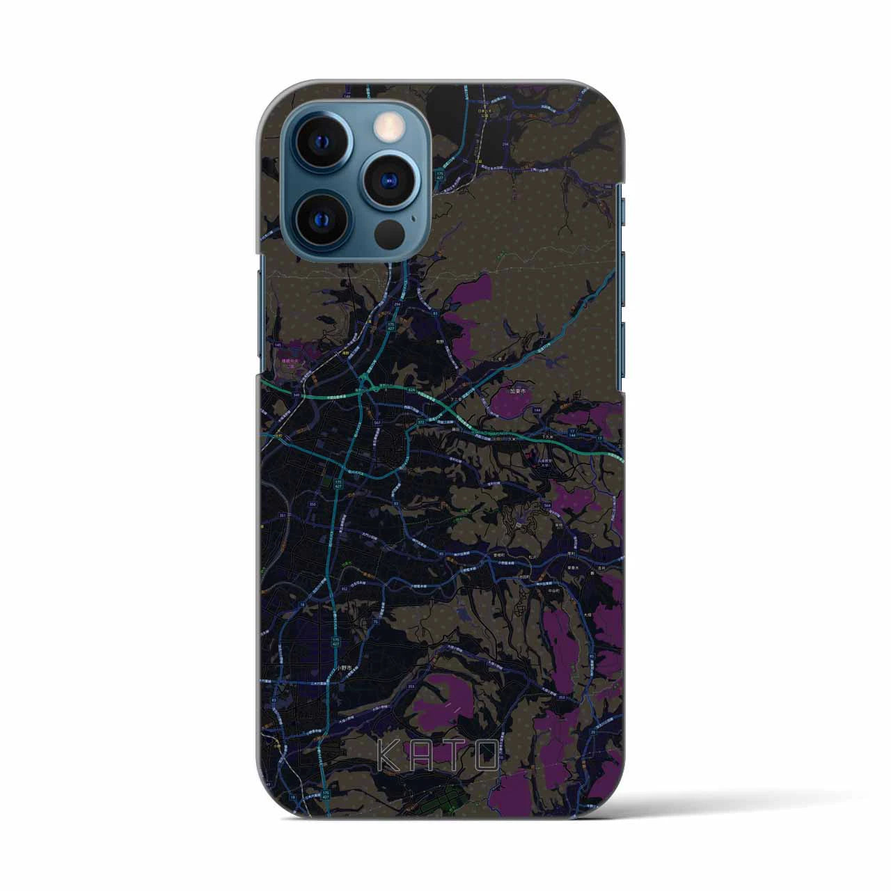 【加東(兵庫県)】地図柄iPhoneケース(バックカバータイプ)