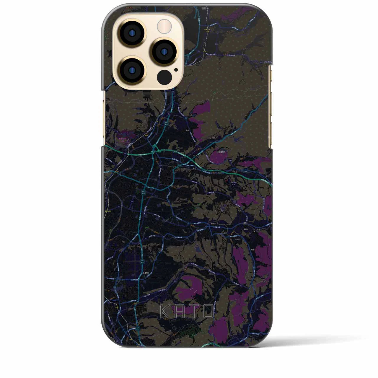【加東(兵庫県)】地図柄iPhoneケース(バックカバータイプ)