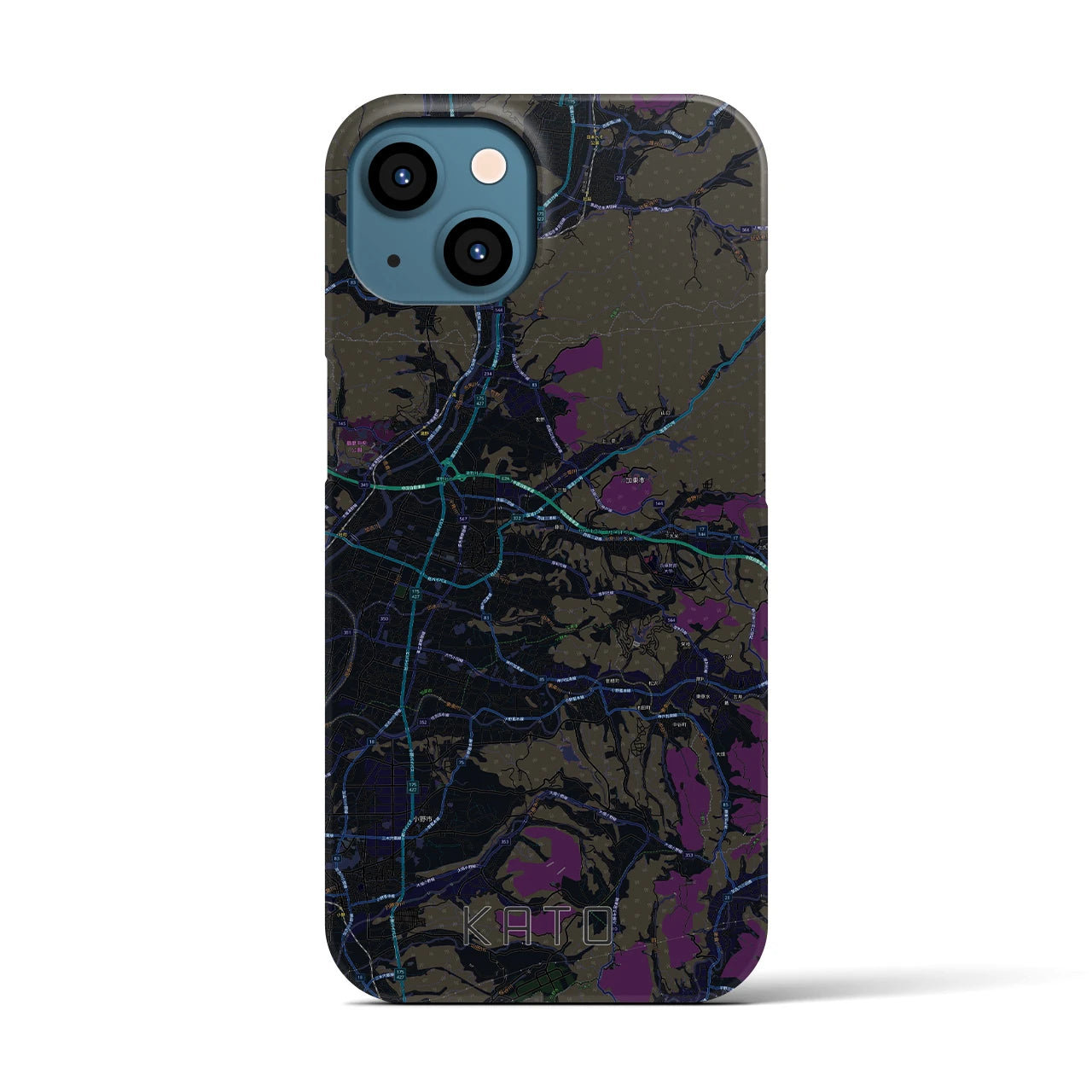 【加東(兵庫県)】地図柄iPhoneケース(バックカバータイプ)