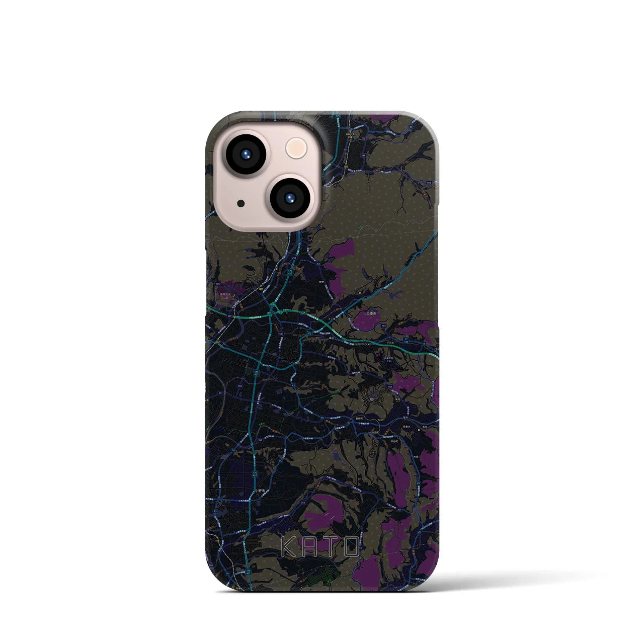 【加東(兵庫県)】地図柄iPhoneケース(バックカバータイプ)