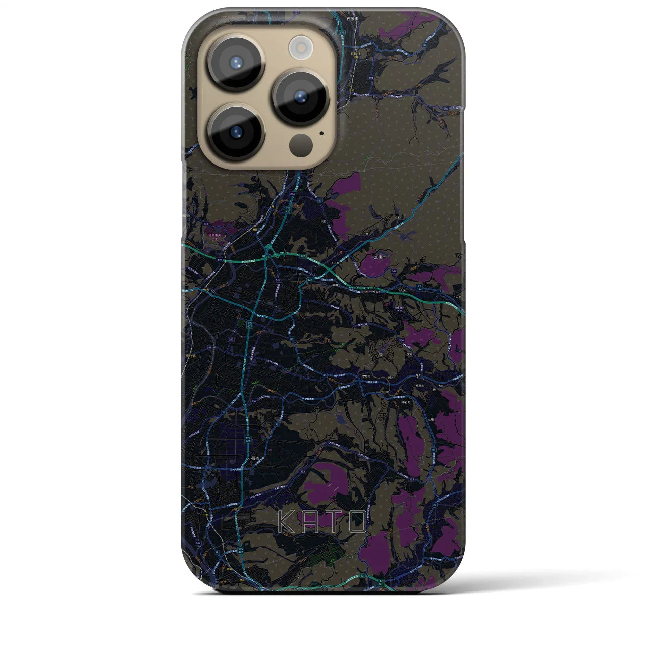 【加東(兵庫県)】地図柄iPhoneケース(バックカバータイプ)