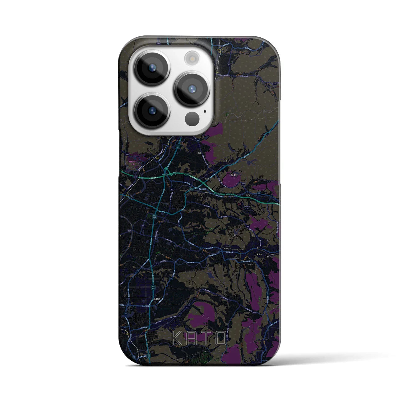 【加東(兵庫県)】地図柄iPhoneケース(バックカバータイプ)