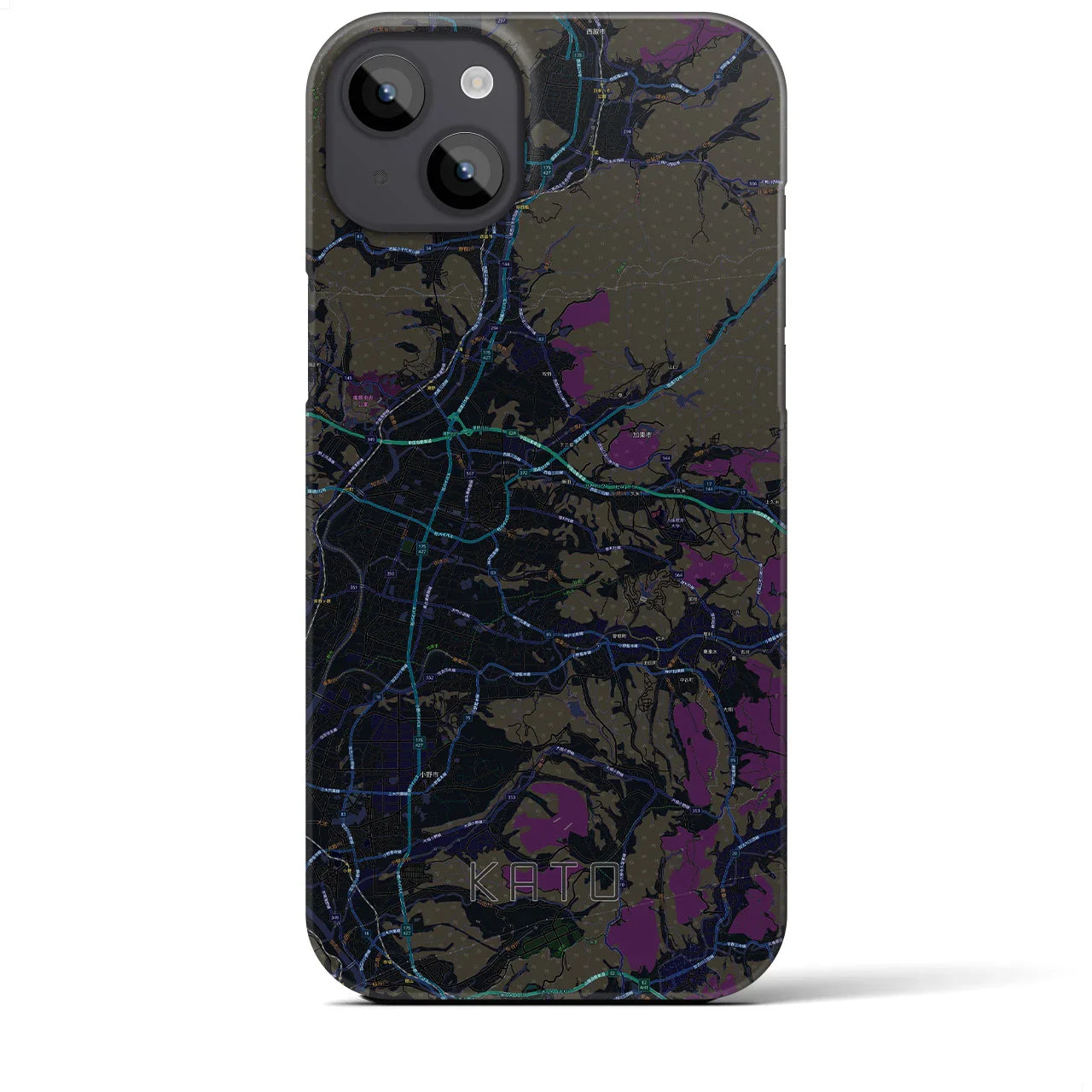 【加東(兵庫県)】地図柄iPhoneケース(バックカバータイプ)