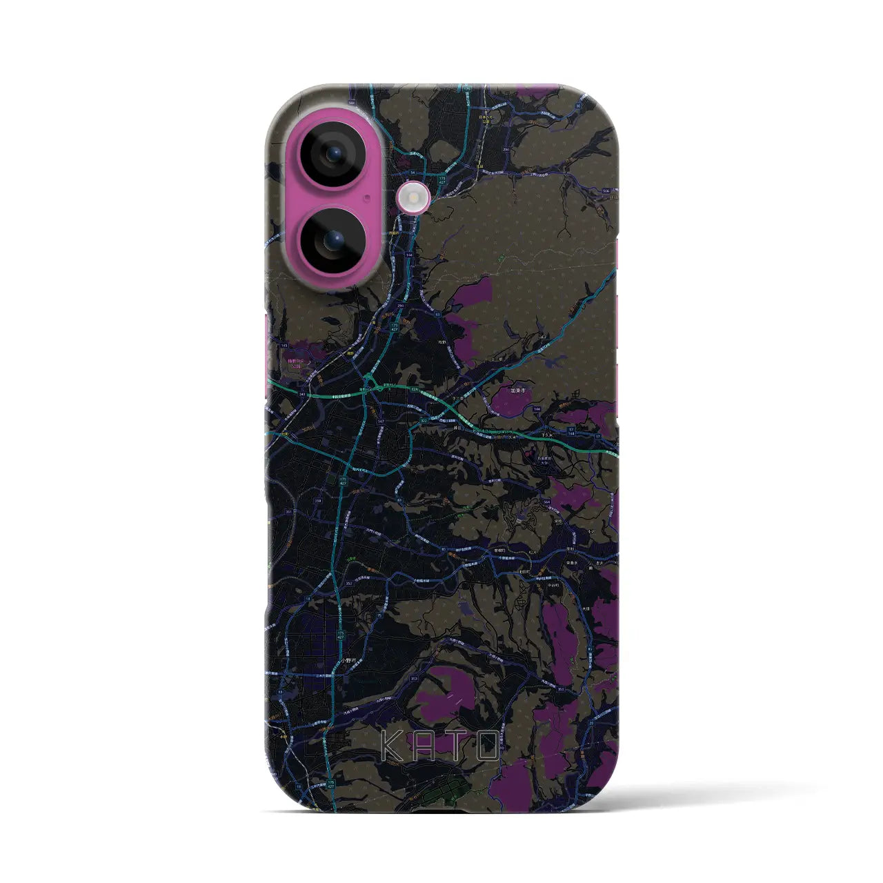 【加東(兵庫県)】地図柄iPhoneケース(バックカバータイプ)