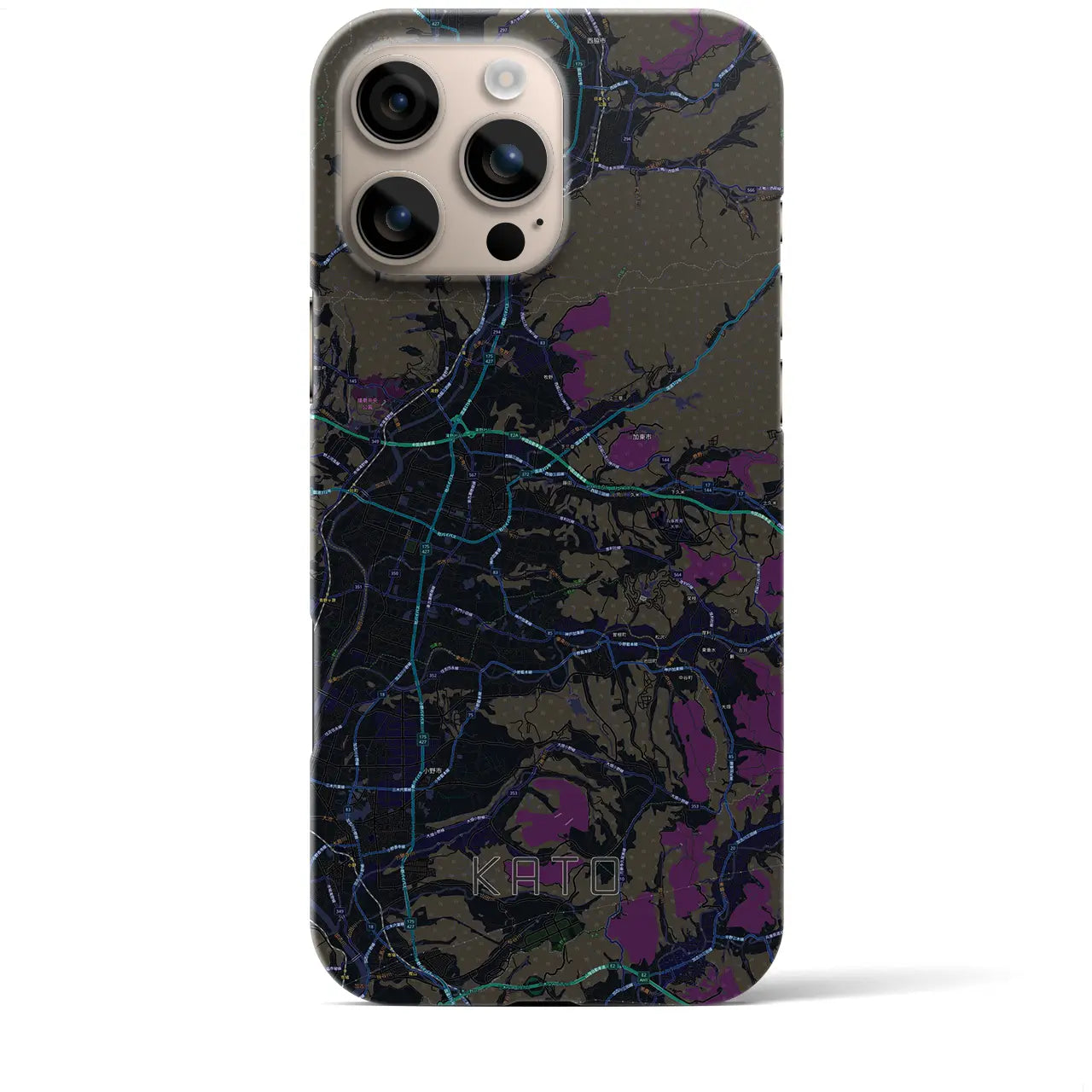 【加東(兵庫県)】地図柄iPhoneケース(バックカバータイプ)