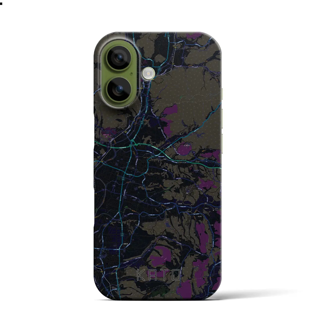 【加東(兵庫県)】地図柄iPhoneケース(バックカバータイプ)