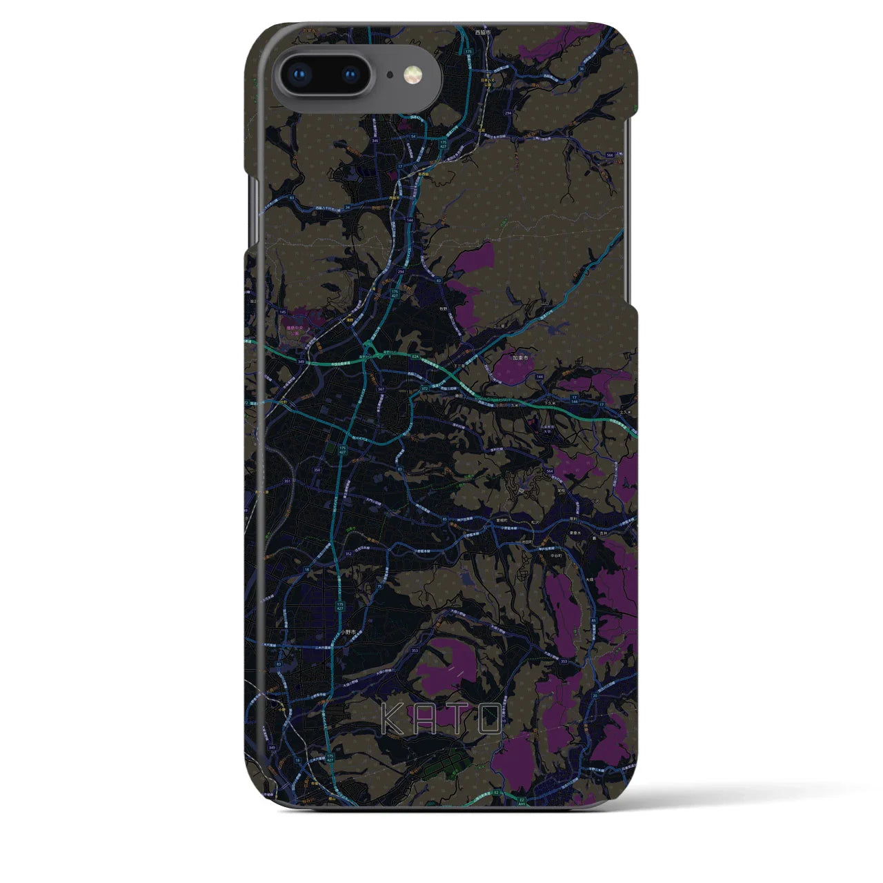 【加東(兵庫県)】地図柄iPhoneケース(バックカバータイプ)