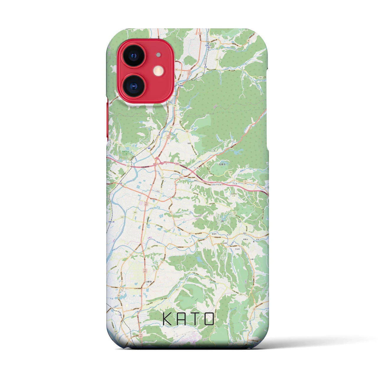 【加東(兵庫県)】地図柄iPhoneケース(バックカバータイプ)