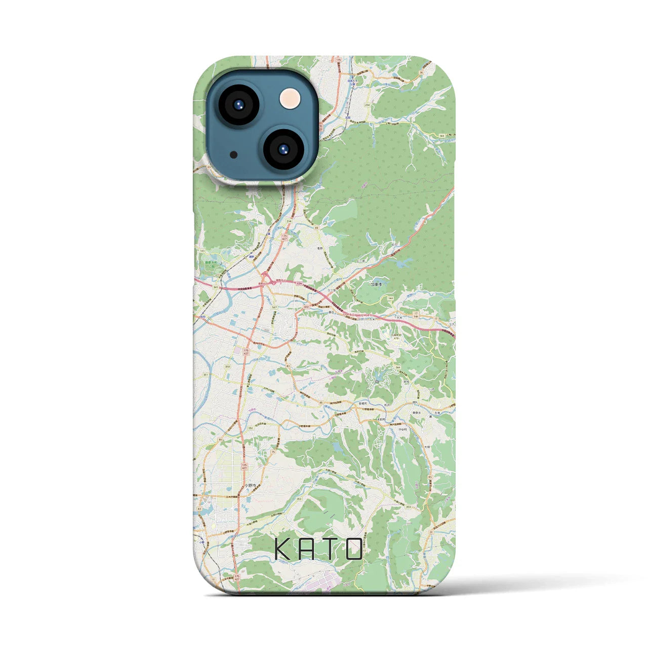 【加東(兵庫県)】地図柄iPhoneケース(バックカバータイプ)