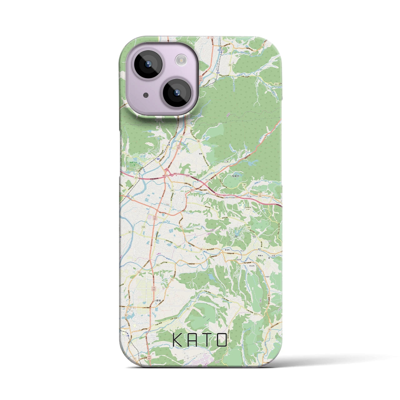 【加東(兵庫県)】地図柄iPhoneケース(バックカバータイプ)