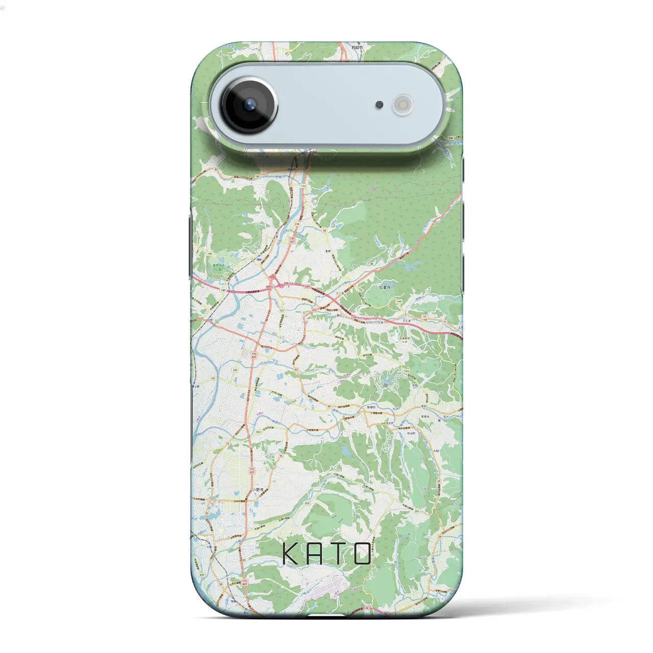 【加東(兵庫県)】地図柄iPhoneケース(バックカバータイプ)ブラック・iPhone 17 Pro Max 用