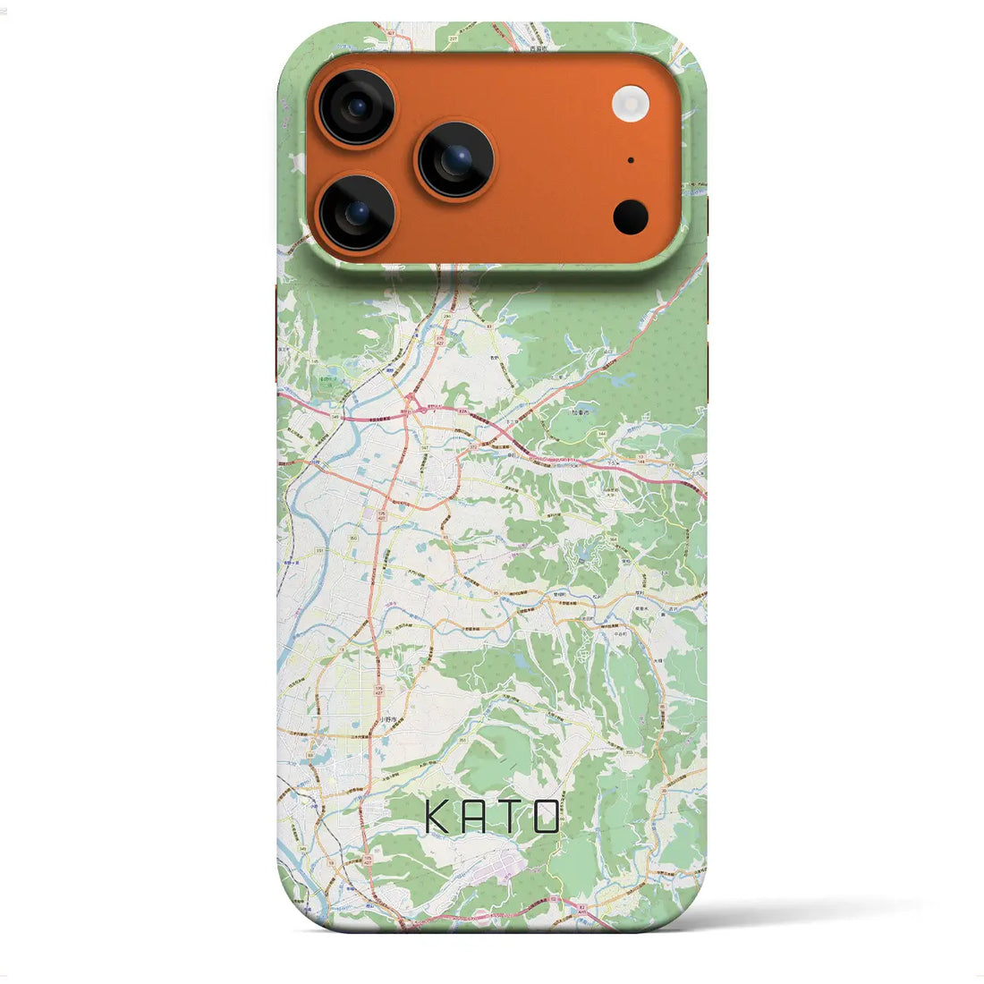 【加東(兵庫県)】地図柄iPhoneケース(バックカバータイプ)ナチュラル・iPhone 17 Pro Max 用