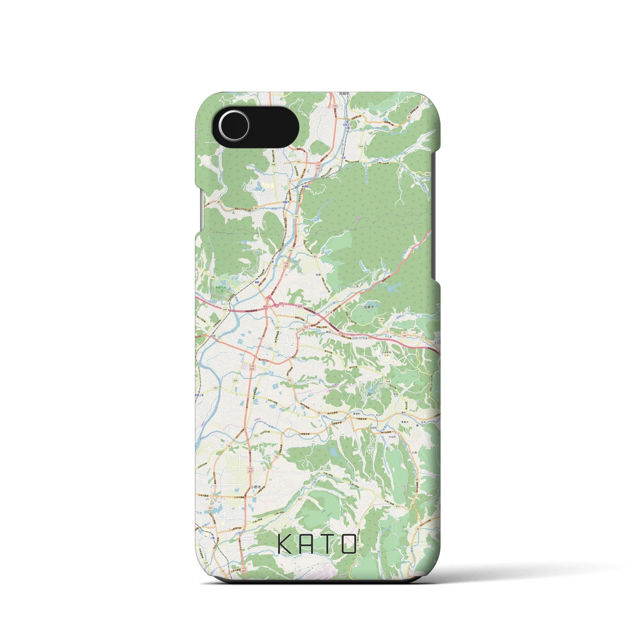 【加東(兵庫県)】地図柄iPhoneケース(バックカバータイプ)