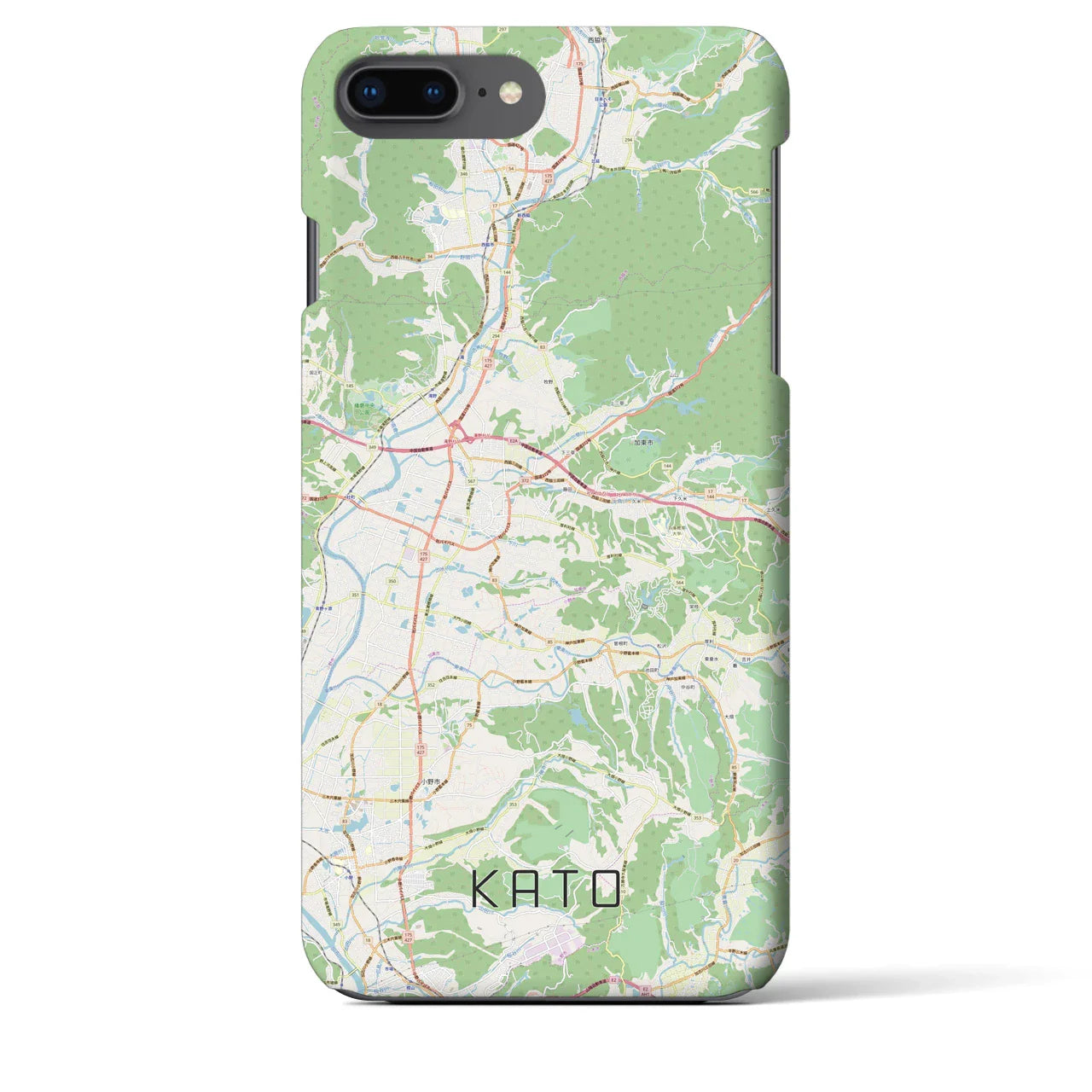 【加東(兵庫県)】地図柄iPhoneケース(バックカバータイプ)