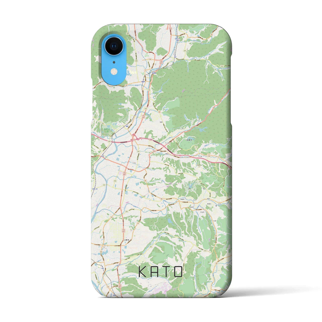 【加東(兵庫県)】地図柄iPhoneケース(バックカバータイプ)