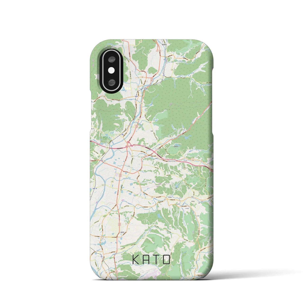 【加東(兵庫県)】地図柄iPhoneケース(バックカバータイプ)