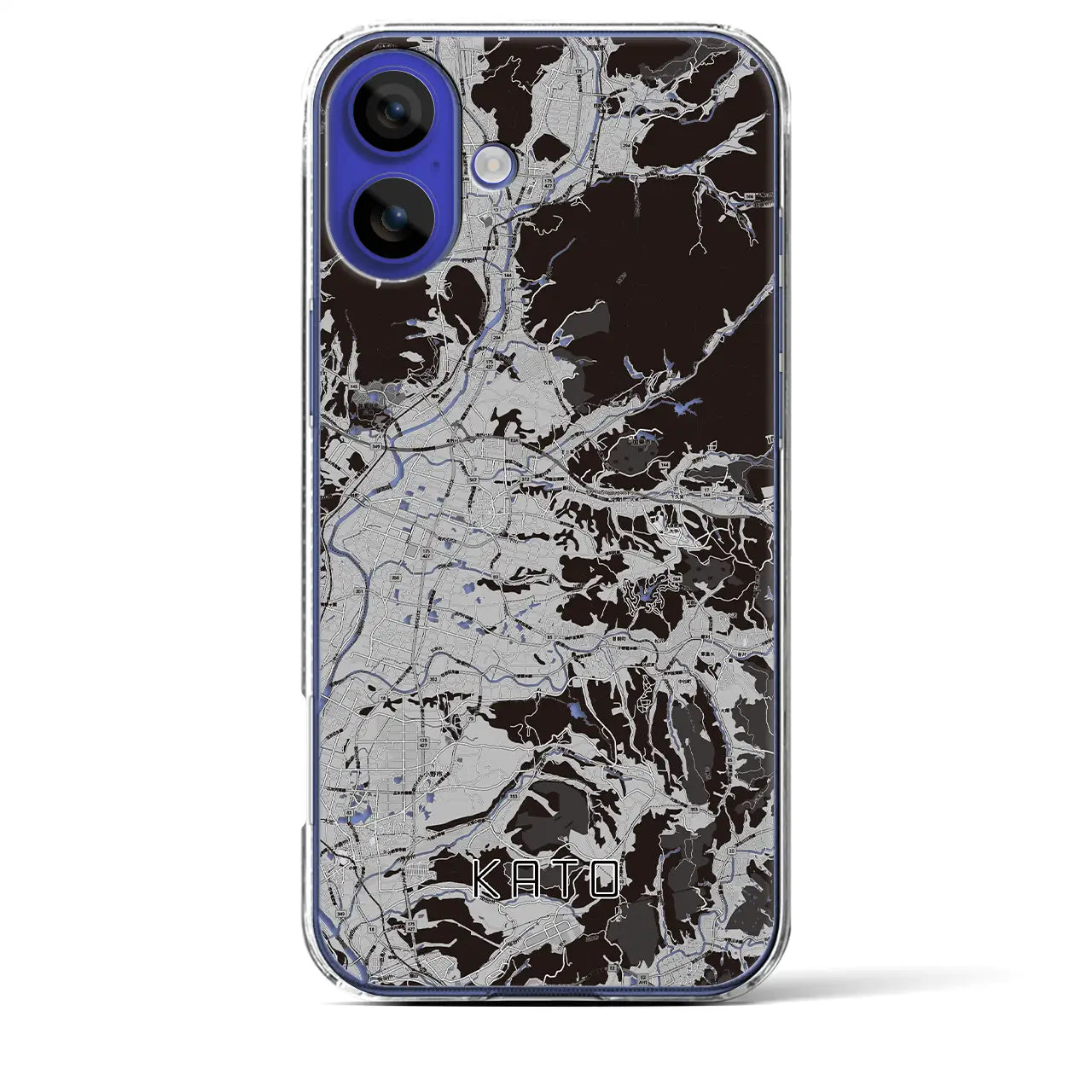 【加東(兵庫県)】地図柄iPhoneケース(クリアタイプ)