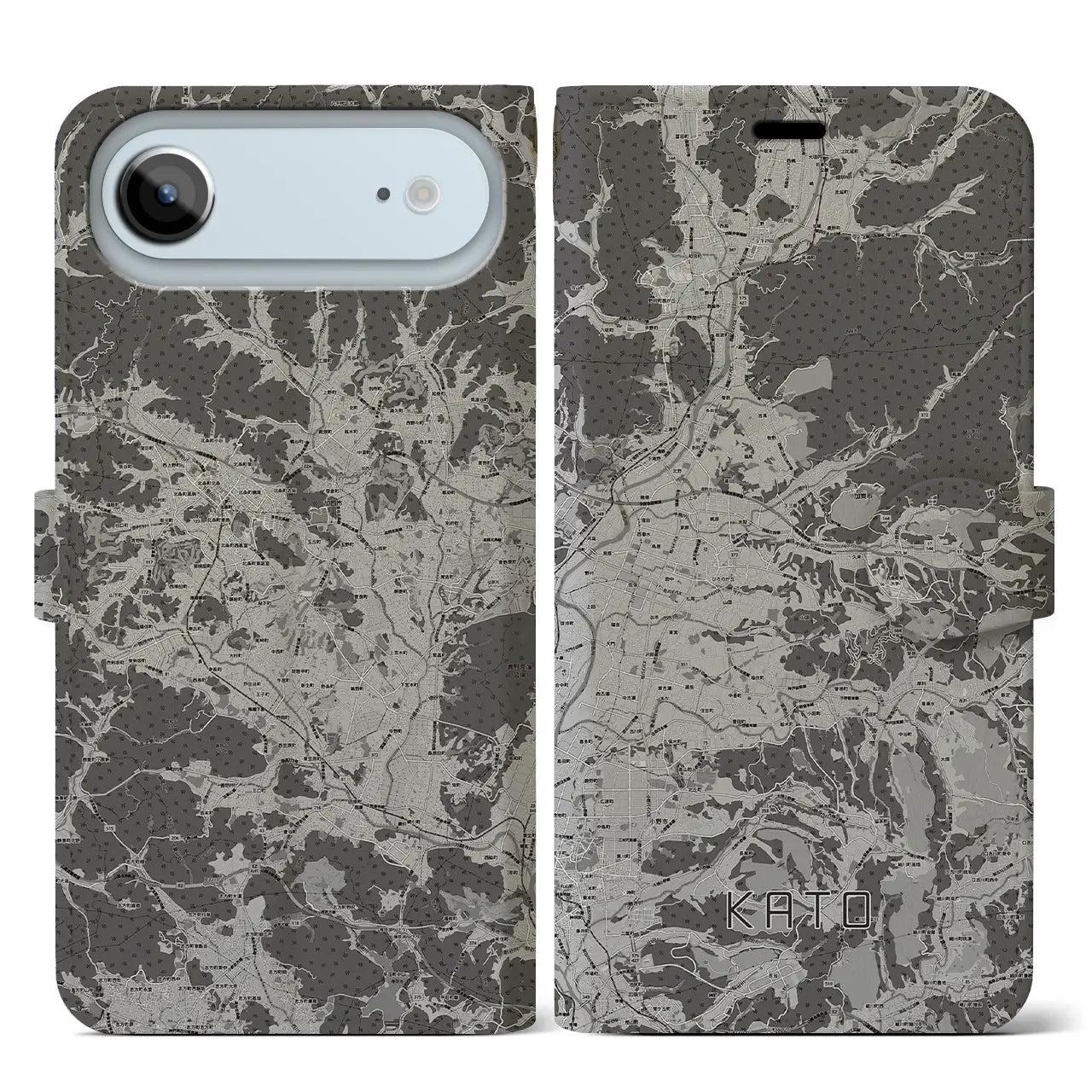 【加東(兵庫県)】地図柄iPhoneケース(手帳タイプ)