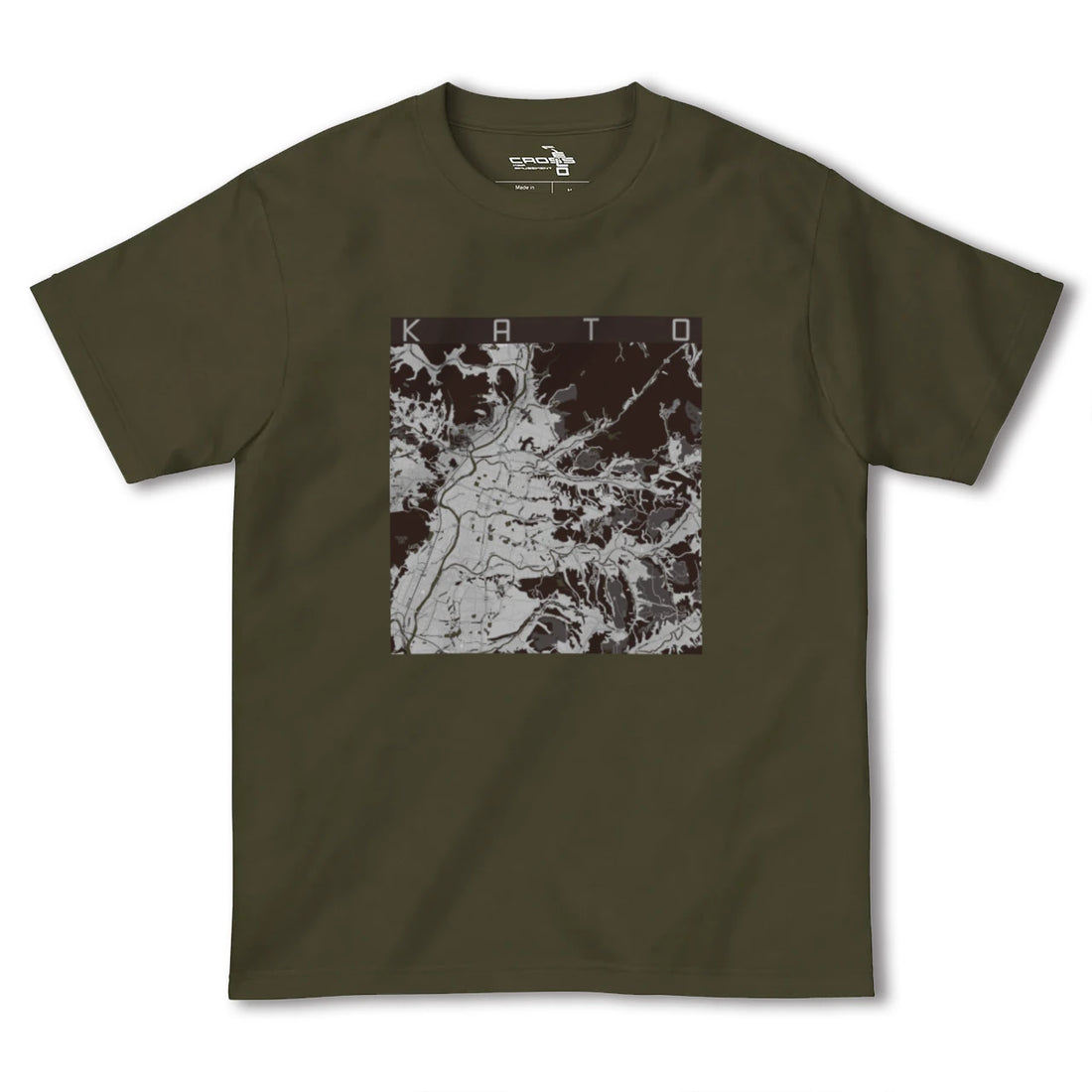 【加東(兵庫県)】地図柄ヘビーウェイトTシャツ