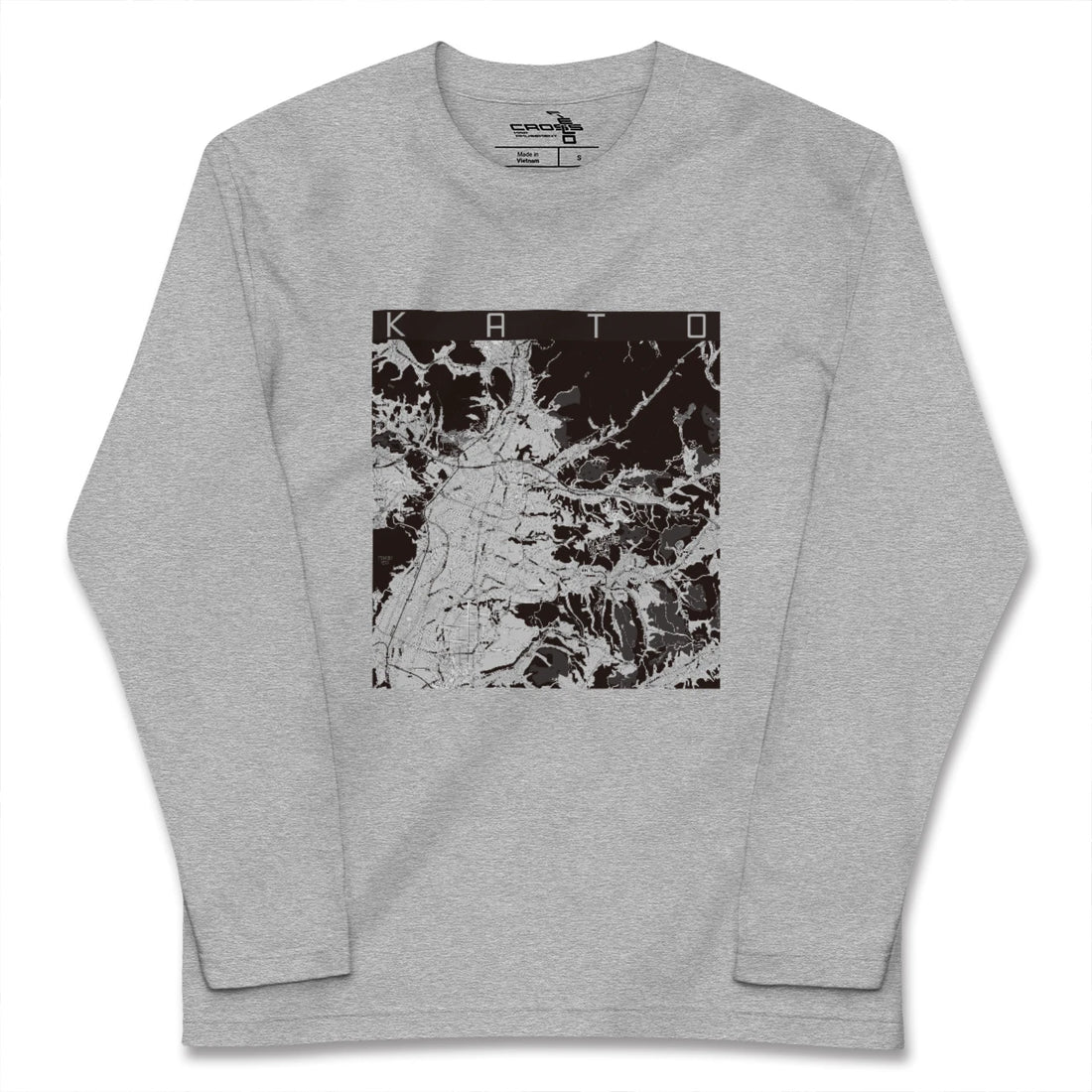 【加東(兵庫県)】地図柄ロングスリーブTシャツ