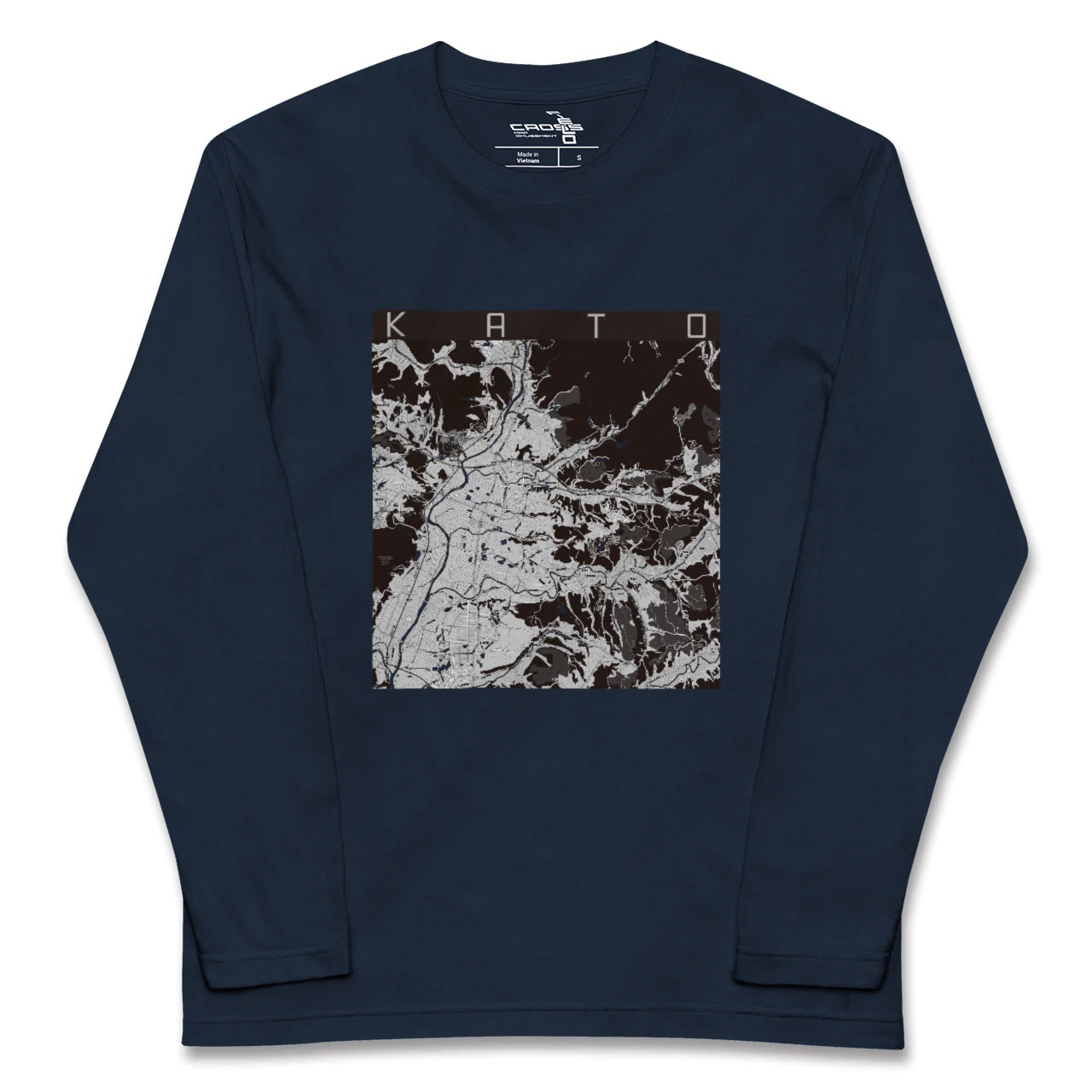 【加東(兵庫県)】地図柄ロングスリーブTシャツ