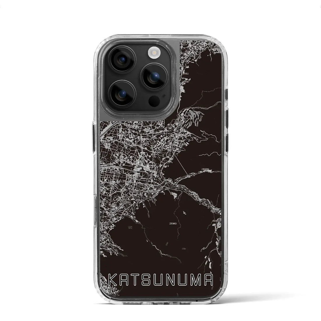 【勝沼(山梨県)】地図柄iPhoneケース(MagSafeタイプ)