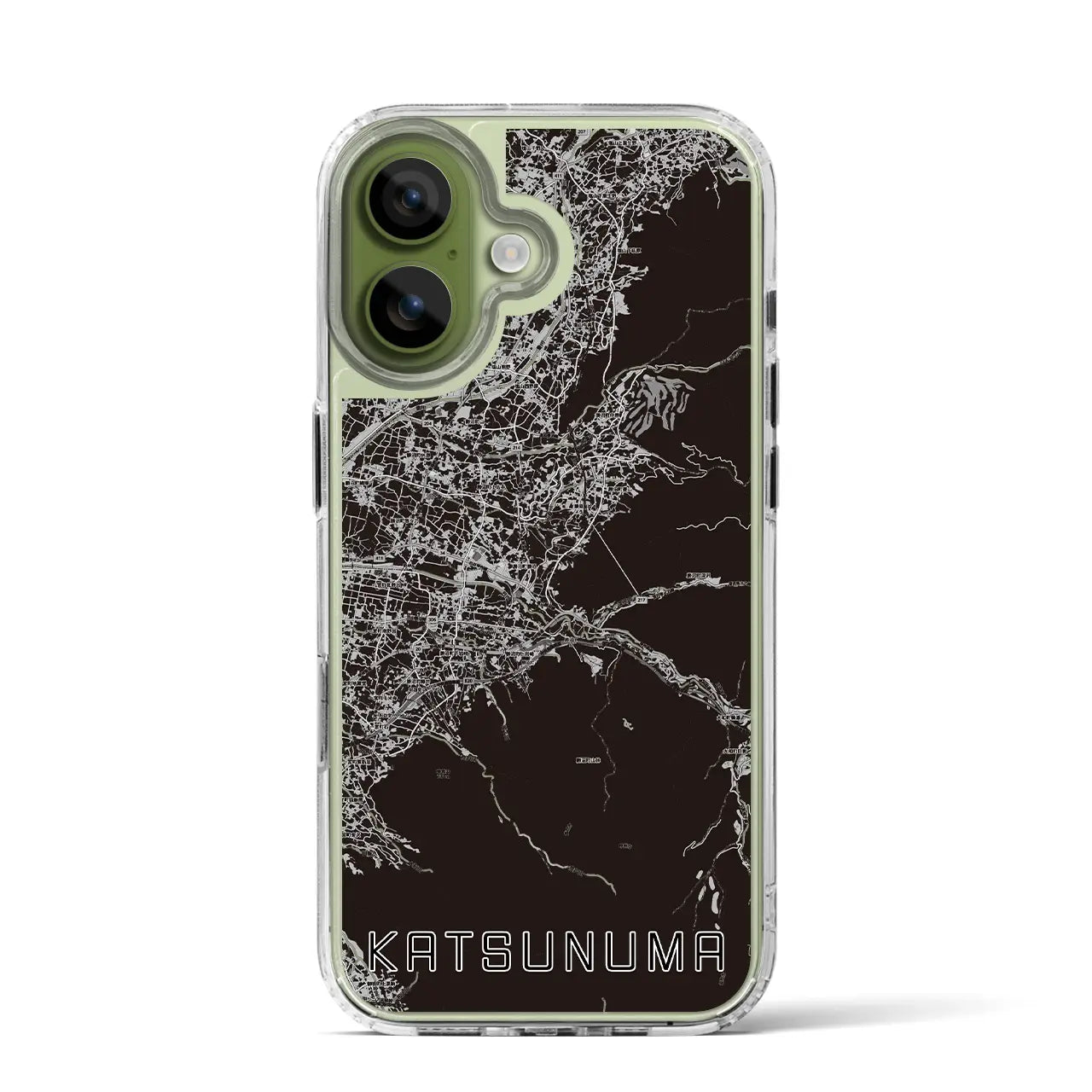 【勝沼(山梨県)】地図柄iPhoneケース(MagSafeタイプ)