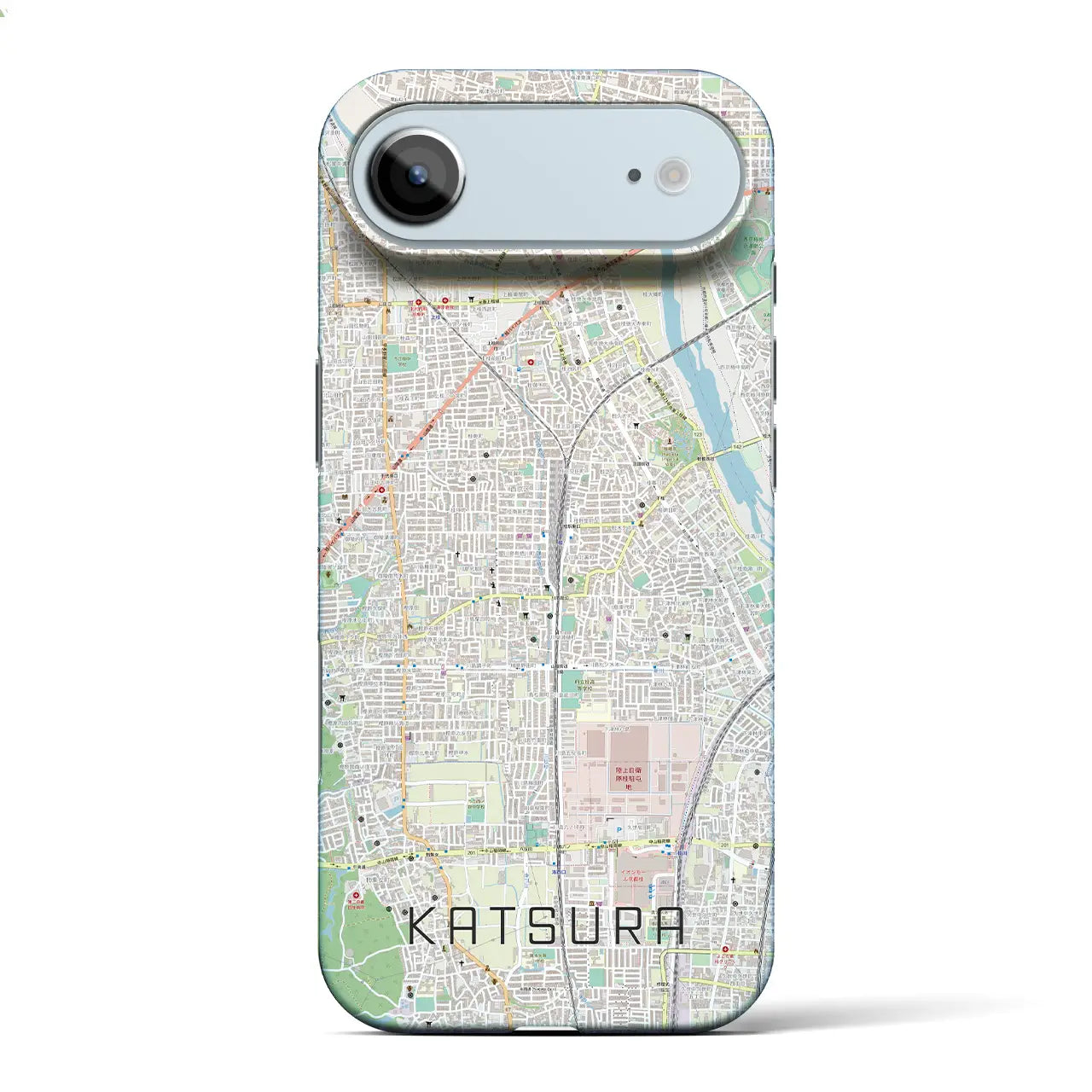 【桂(京都府)】地図柄iPhoneケース(バックカバータイプ)