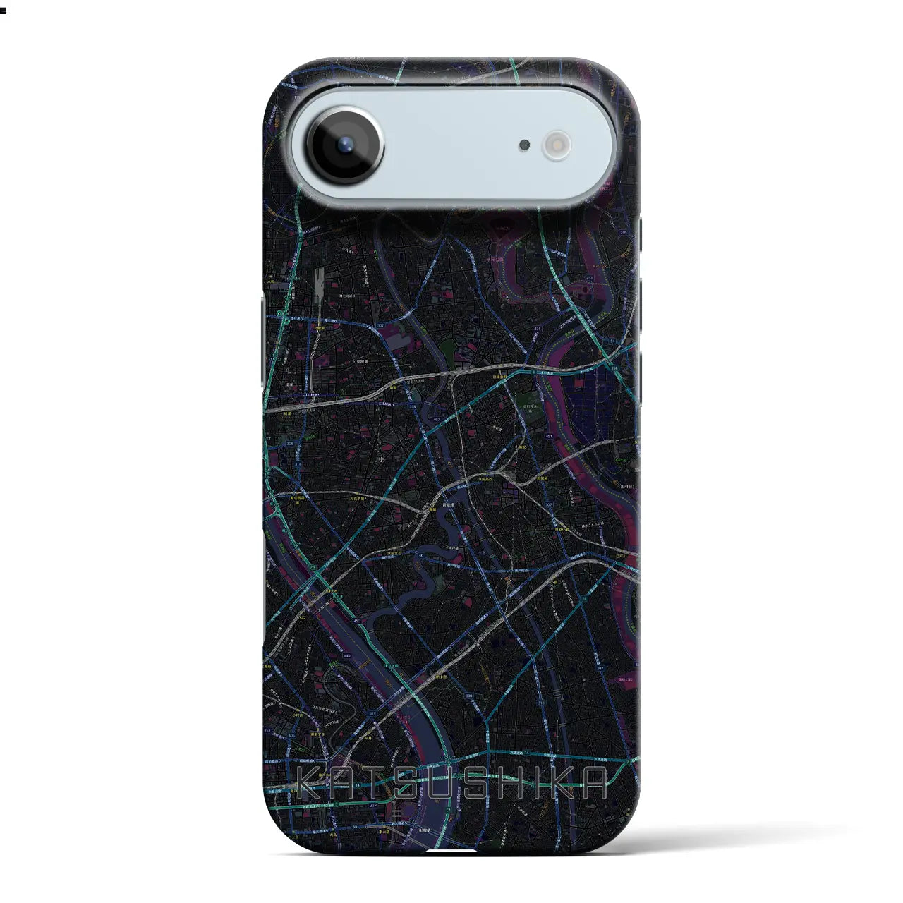 【葛飾(東京都)】地図柄iPhoneケース(バックカバータイプ)