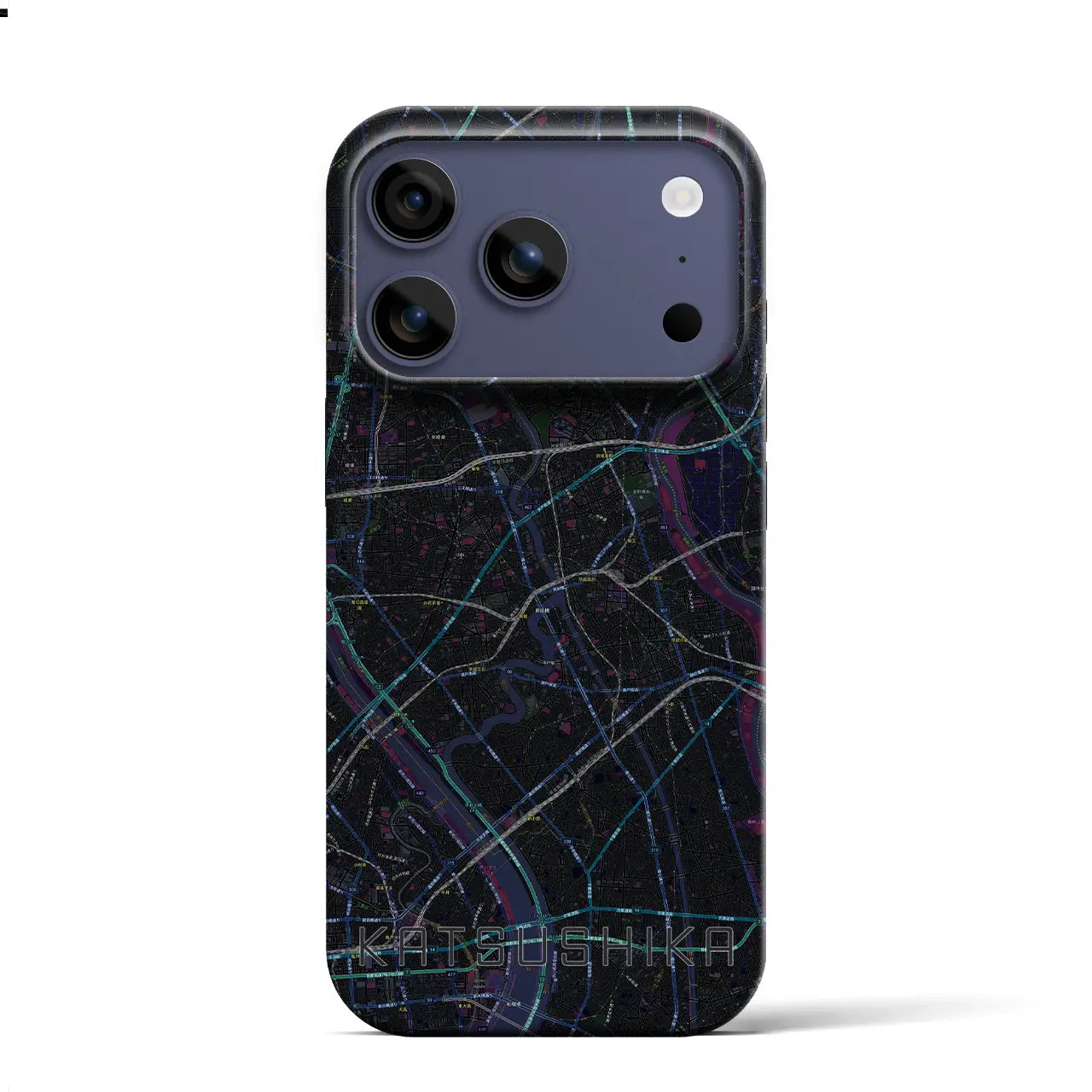 【葛飾(東京都)】地図柄iPhoneケース(バックカバータイプ)