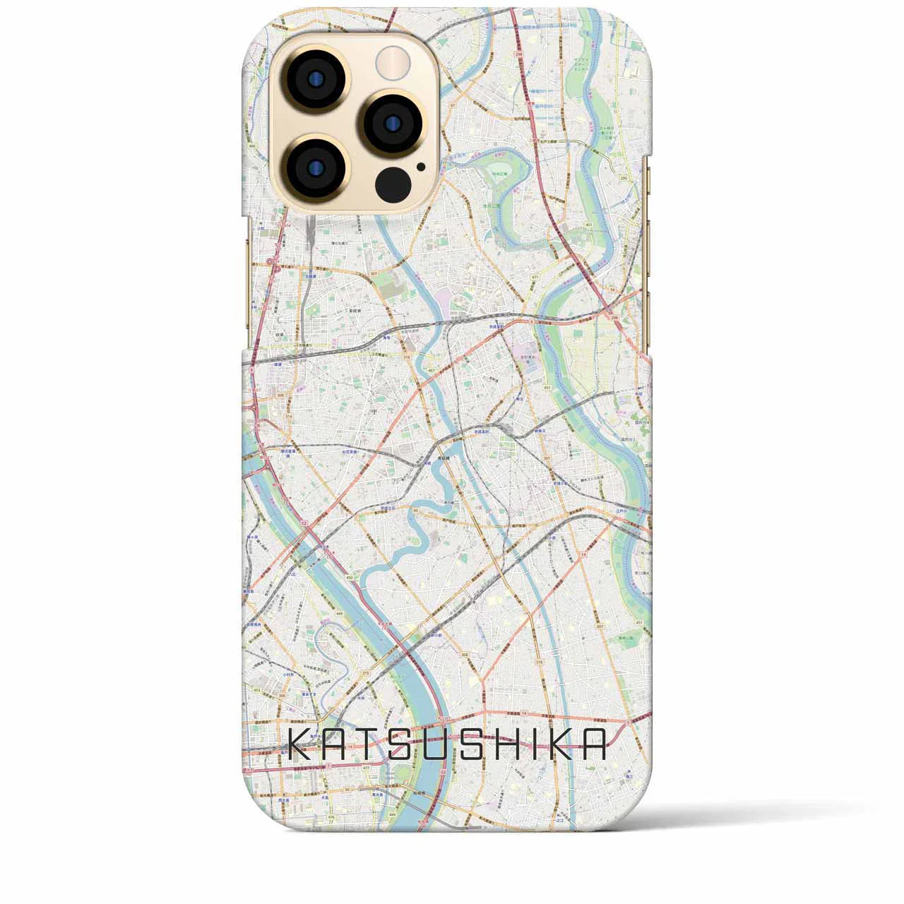 【葛飾(東京都)】地図柄iPhoneケース(バックカバータイプ)