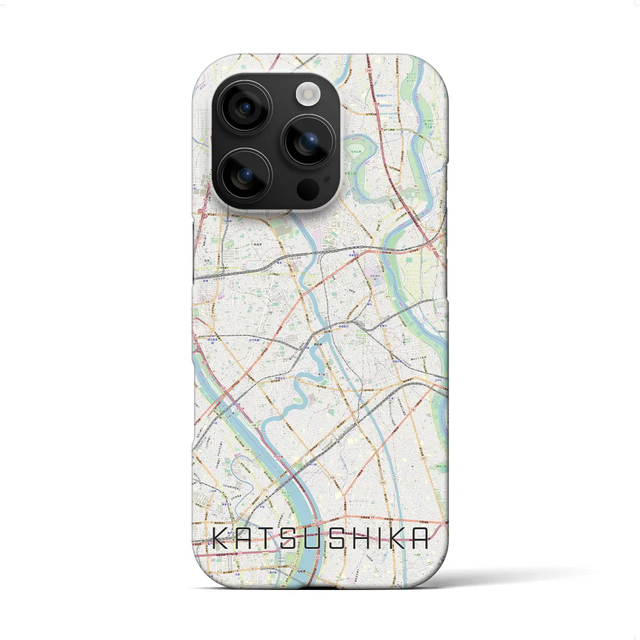 【葛飾(東京都)】地図柄iPhoneケース(バックカバータイプ)