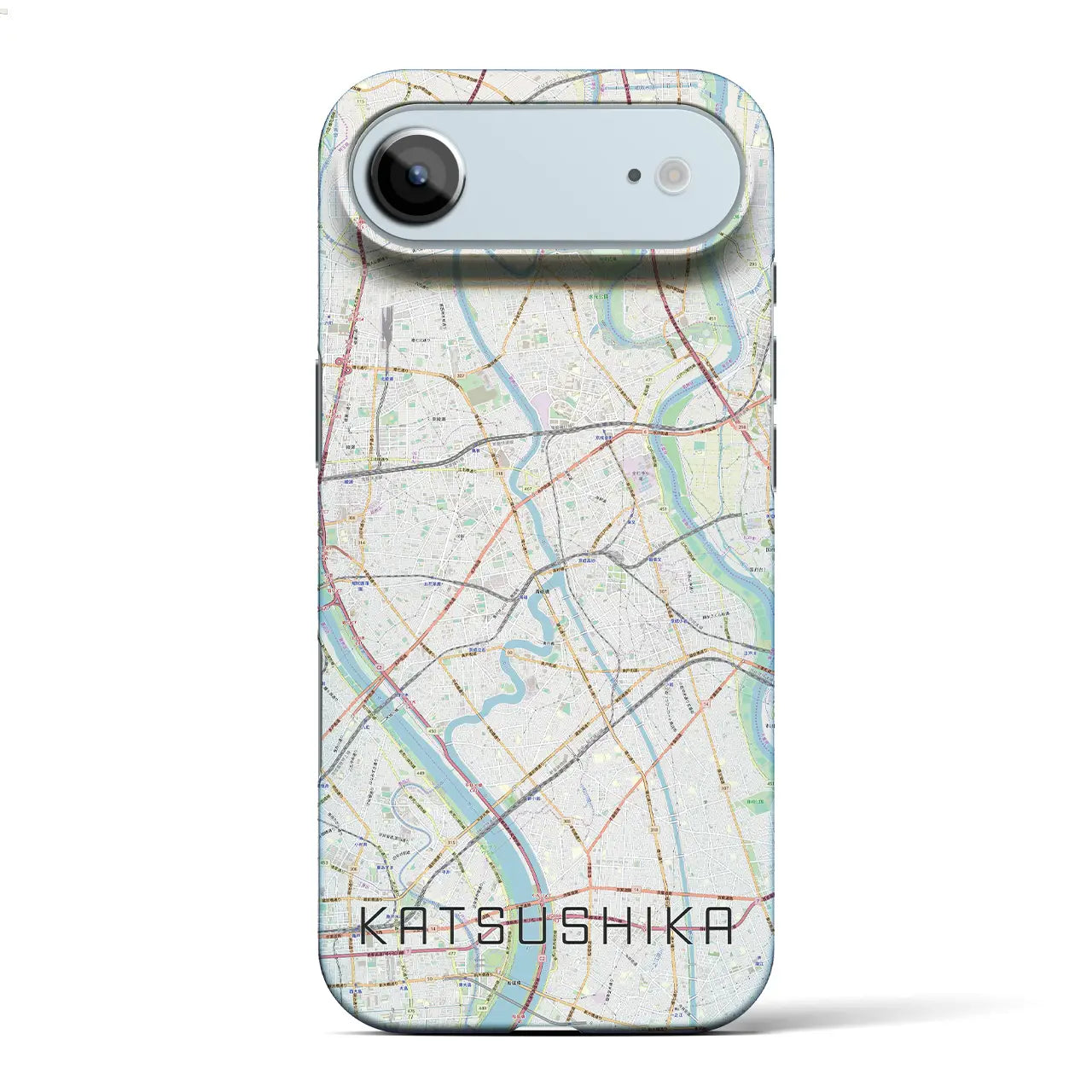 【葛飾(東京都)】地図柄iPhoneケース(バックカバータイプ)