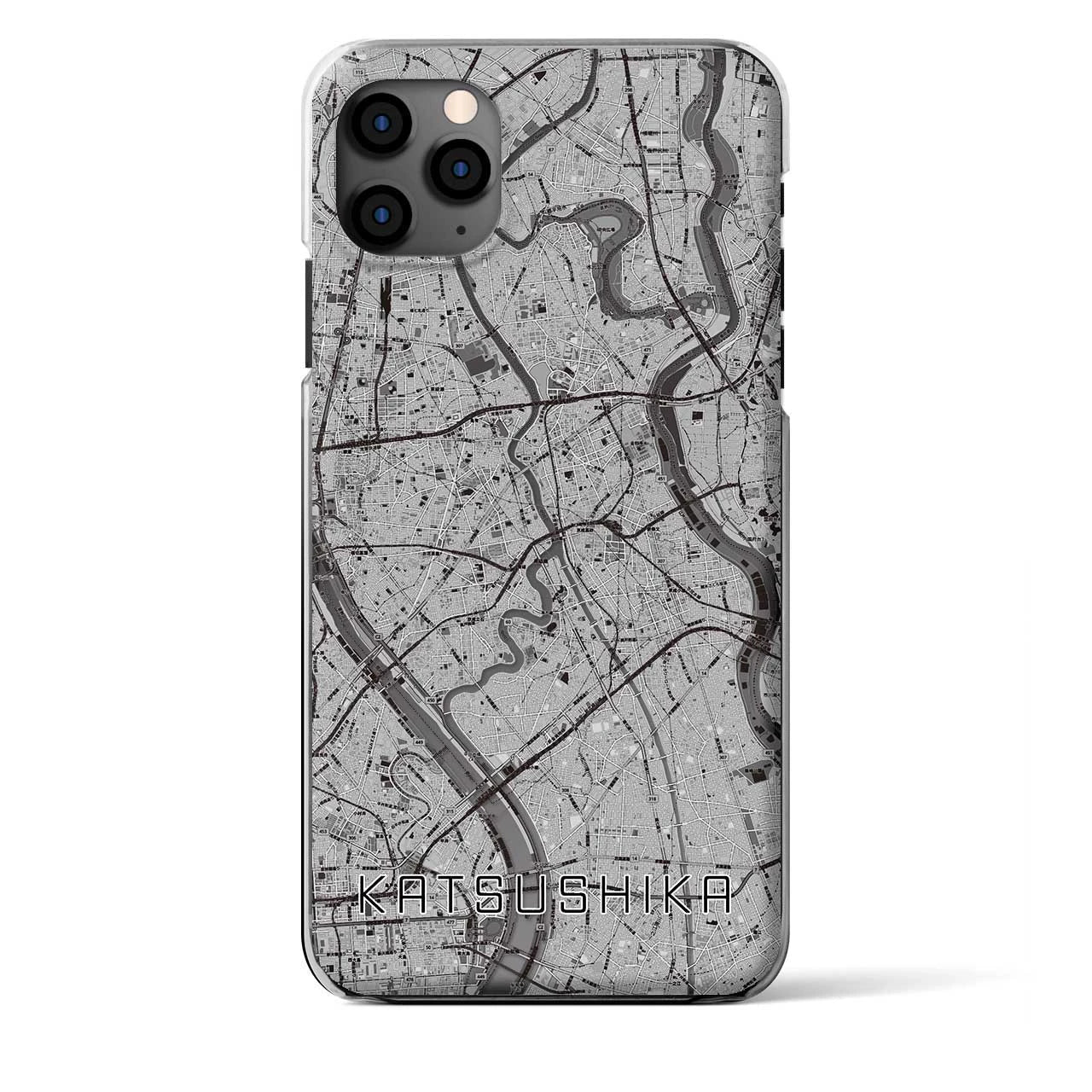 【葛飾(東京都)】地図柄iPhoneケース(クリアタイプ)