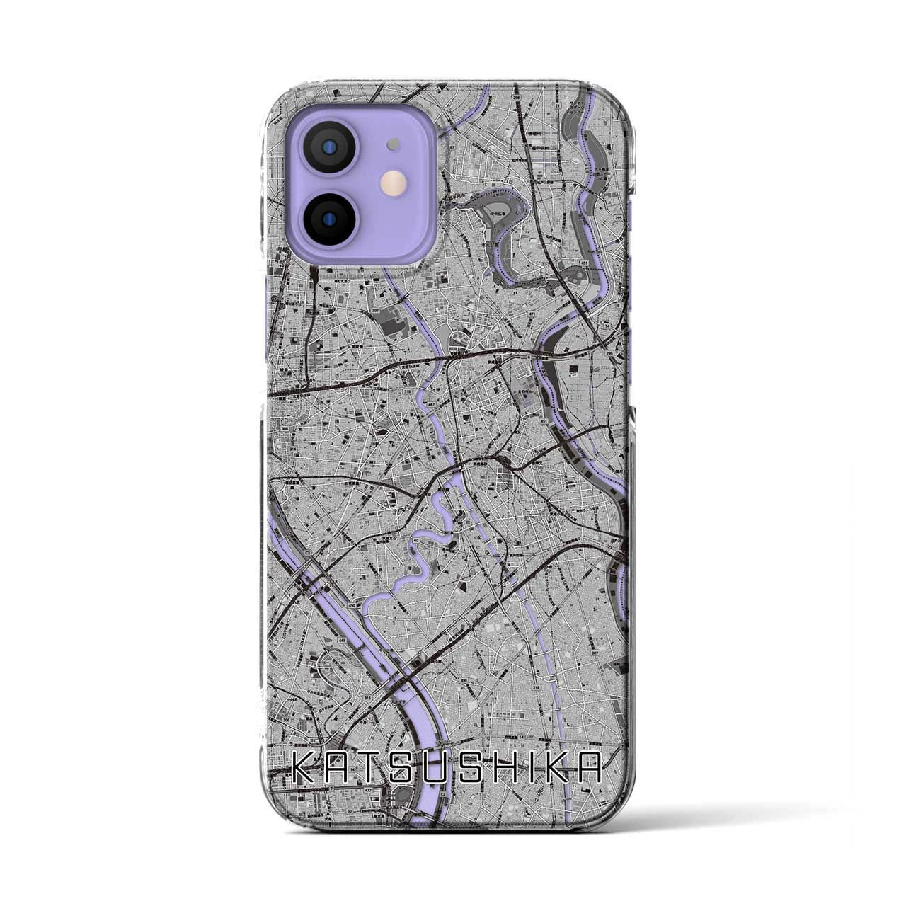 【葛飾(東京都)】地図柄iPhoneケース(クリアタイプ)