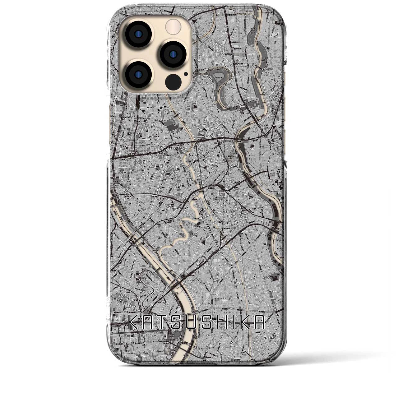 【葛飾(東京都)】地図柄iPhoneケース(クリアタイプ)