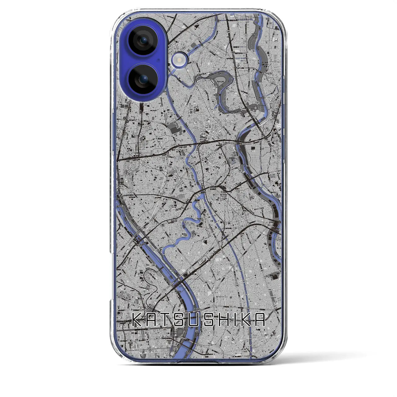 【葛飾(東京都)】地図柄iPhoneケース(クリアタイプ)