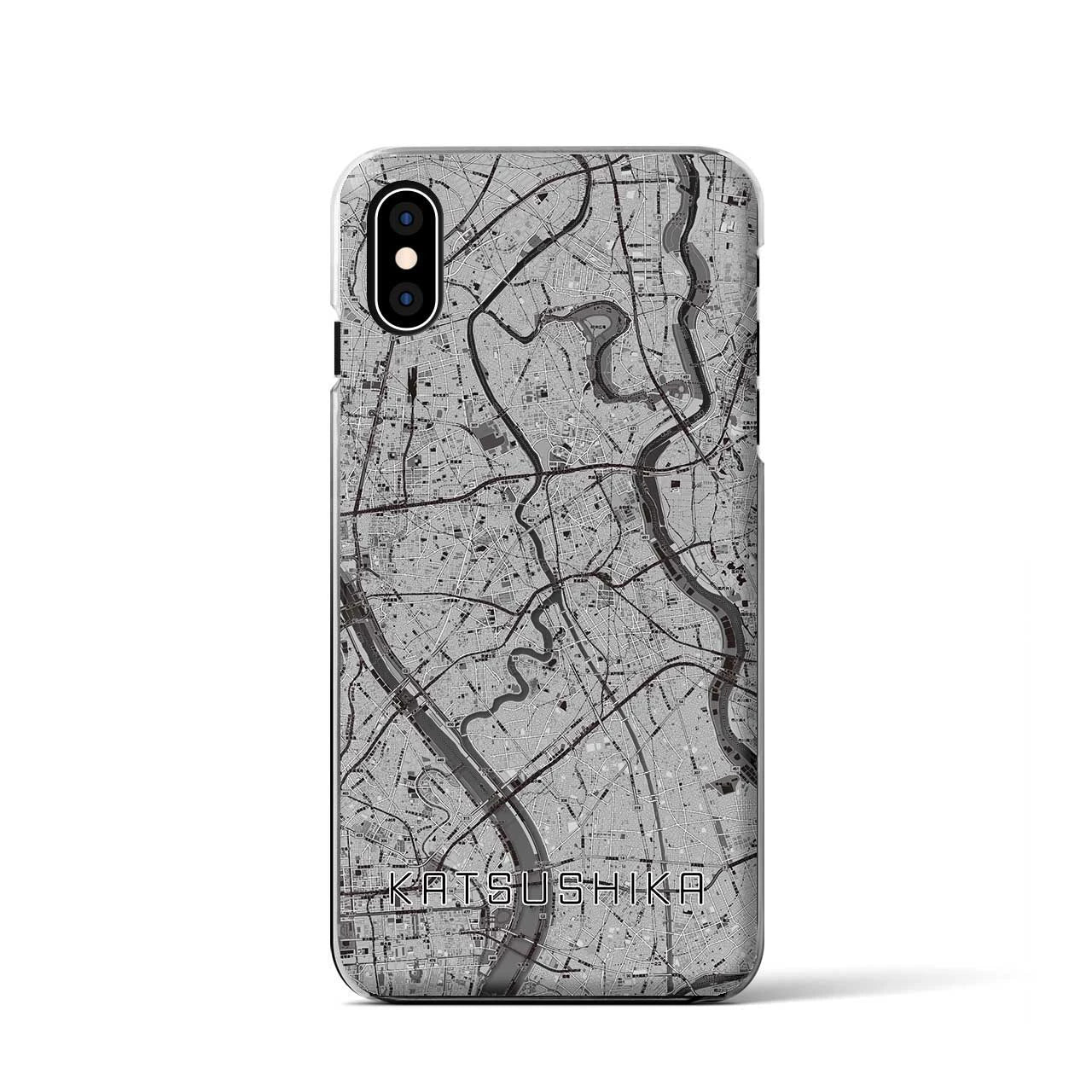 【葛飾(東京都)】地図柄iPhoneケース(クリアタイプ)