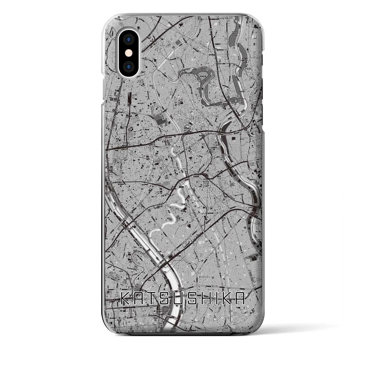【葛飾(東京都)】地図柄iPhoneケース(クリアタイプ)